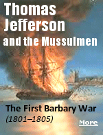 The burning of the USS Philadelphia in Tripoli Harbor, an act which caused the American offensive against the Barbary Pirates.